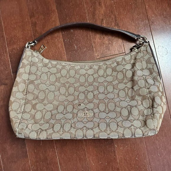 Coach Signature Canvas Hobo Bag - Picture 2 of 6